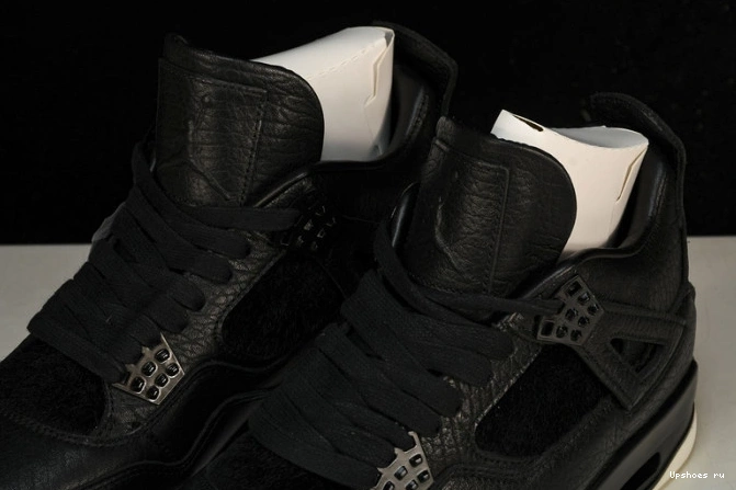  Pony Retro Black Jordan 4 Hair 819139-010 0919